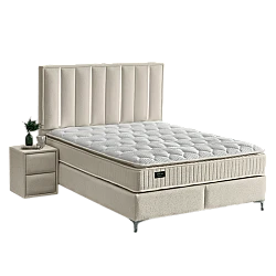 Υπνοδωμάτιο με ταπετσαρία και στρώμα MINI MOONLIGHT 180 x 200 - μπεζ 02