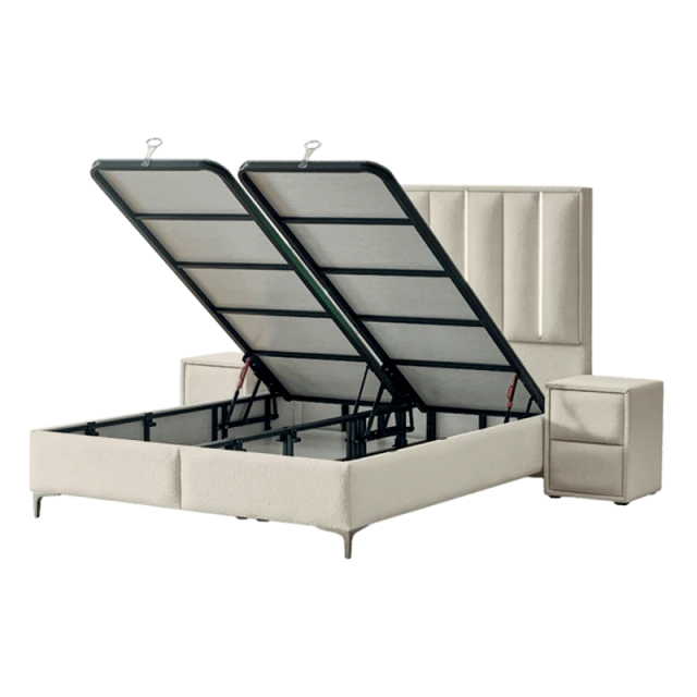 Υπνοδωμάτιο με ταπετσαρία και στρώμα MINI MOONLIGHT 180 x 200 - μπεζ 02
