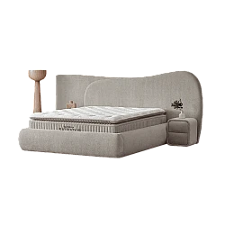 Υπνοδωμάτιο με ταπετσαρία και στρώμα SALVADOR 160 x 200 - pearl SY