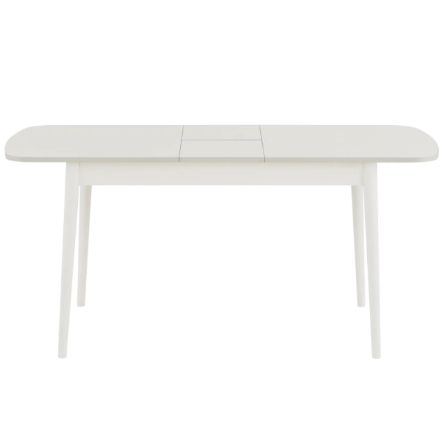 Extendable dining table ASENSIO - cream matt SCM