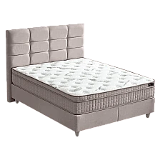 Тапицирана спалня с матрак BEST 160 х 200 - бежов 020