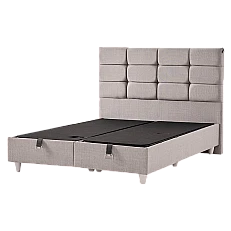 Upholstered bedroom with mattress BEST 160 x 200 - beige 020