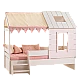 Детско легло къща PINK HOUSE - 90 х 200
