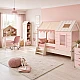 Детско легло къща PINK HOUSE - 90 х 200