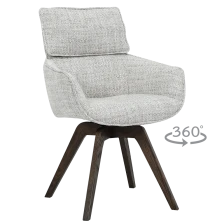 Dining Chair OVIEDO - Tabac W/ Walnut