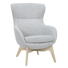 Armchair AVILA - gray WW / linden