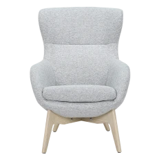 Armchair AVILA - gray WW / linden