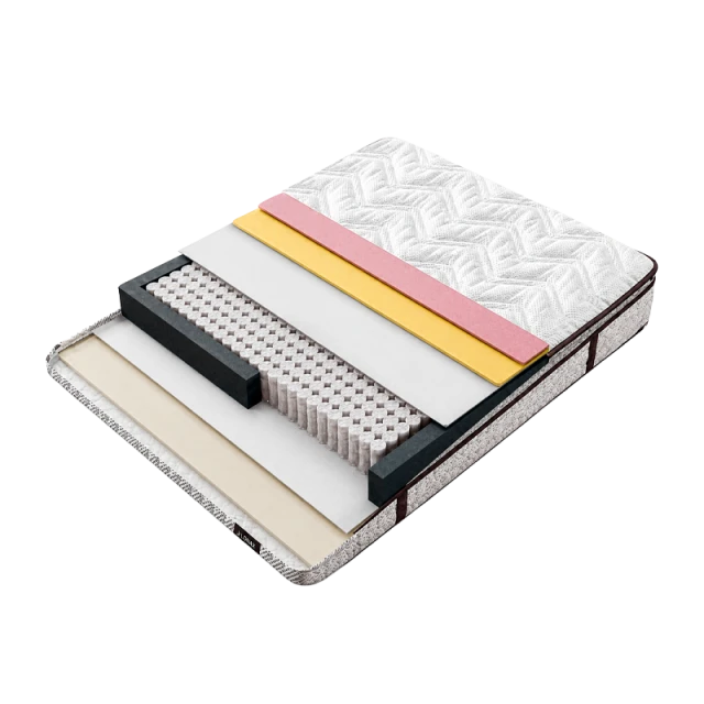 Υπνοδωμάτιο με ταπετσαρία και στρώμα LEGO 160 x 200 - κρεμ 02
