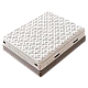 Upholstered bedroom with mattress BOHEM 180 x 200 - pearl SY