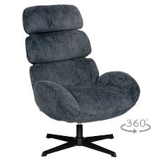 Armchair MARY - dark gray