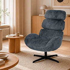Armchair MARY - dark gray