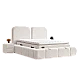 Upholstered bedroom with mattress BUDVA 160 x 200 - pearl 03