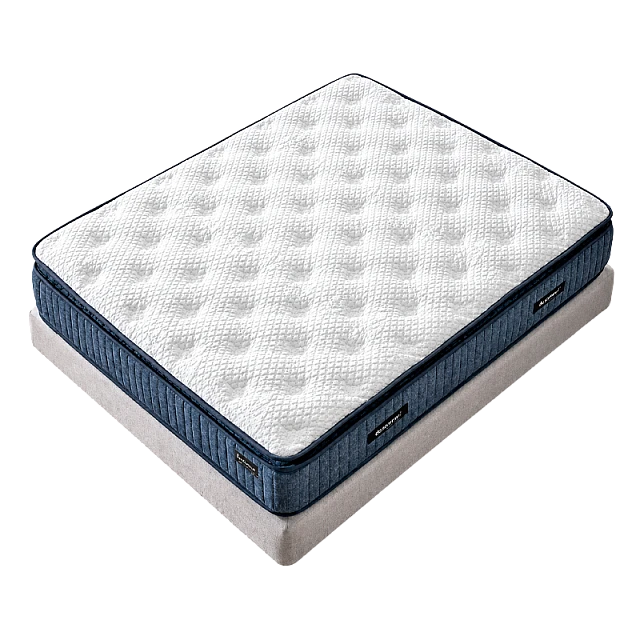 Υπνοδωμάτιο με ταπετσαρία και στρώμα ROYAL 160 x 200 - σκούρο μπλε