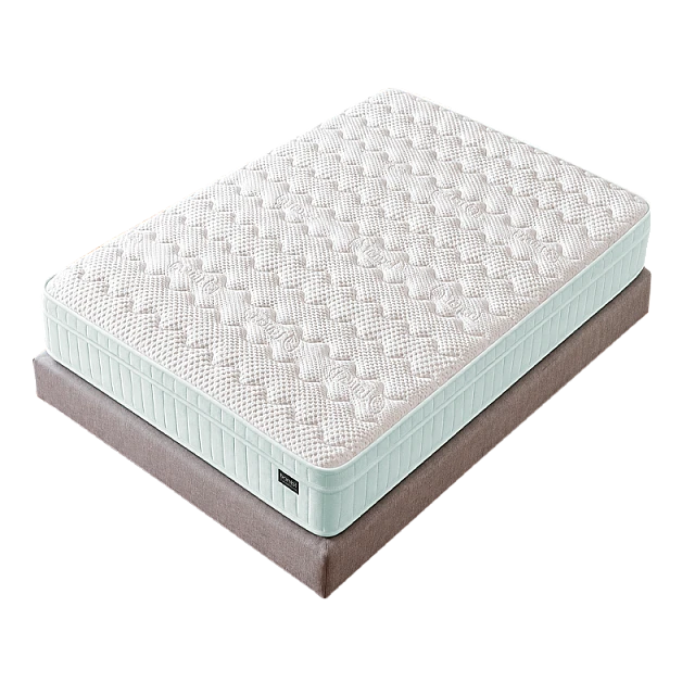 Υπνοδωμάτιο με ταπετσαρία και στρώμα ROYCE 160 x 200 - ανοιχτό πράσινο 03