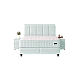 Upholstered bedroom with mattress ROYCE 160 x 200 - light green 03
