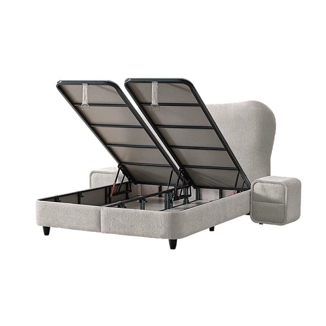 Тапицирана спалня с матрак MOON 160 х 200 - мистичен пясък 28