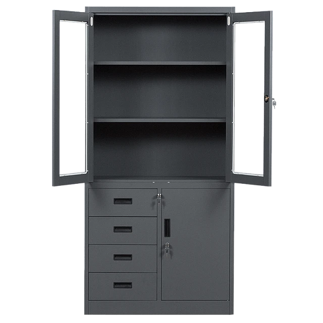 Metal cabinet Carmen CR-1278 EK SAND - graphite