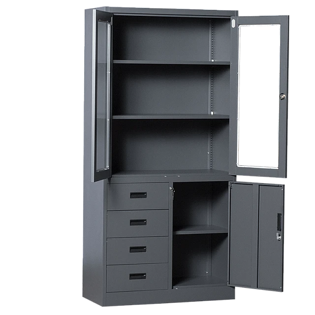 Metal cabinet Carmen CR-1278 EK SAND - graphite