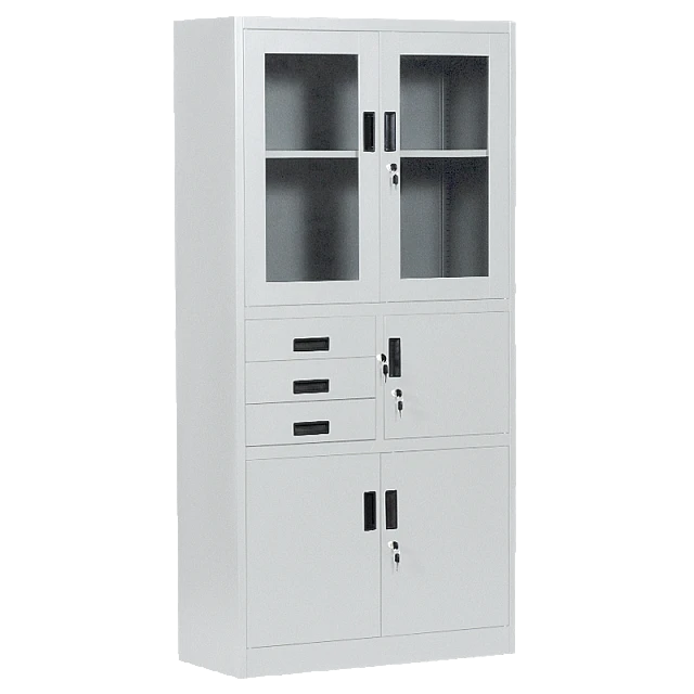 Метален шкаф Carmen CR-1240 E K - сив
