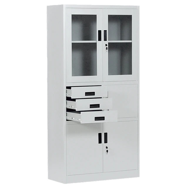 Метален шкаф Carmen CR-1240 E K - сив