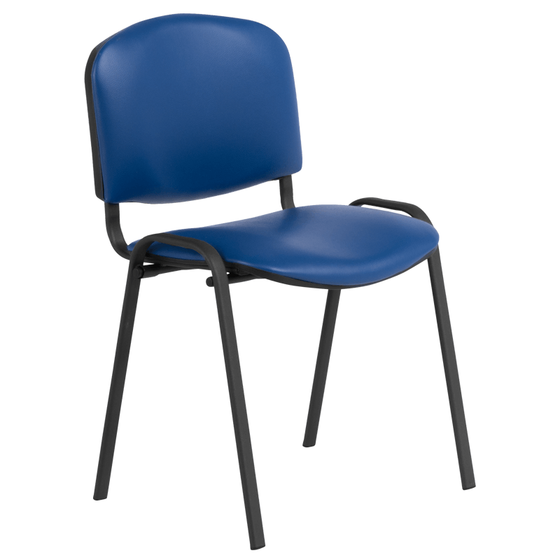 Visitor chair Carmen 1131 LUX - dark blue