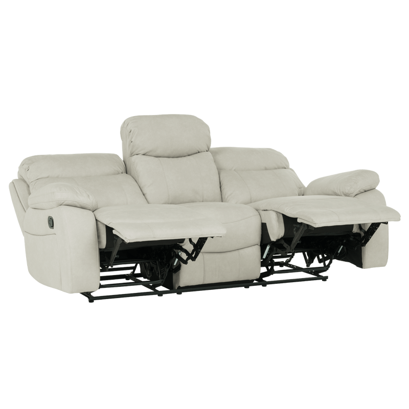 Sofa - three-seater with relax mechanism SELENA - cream 101