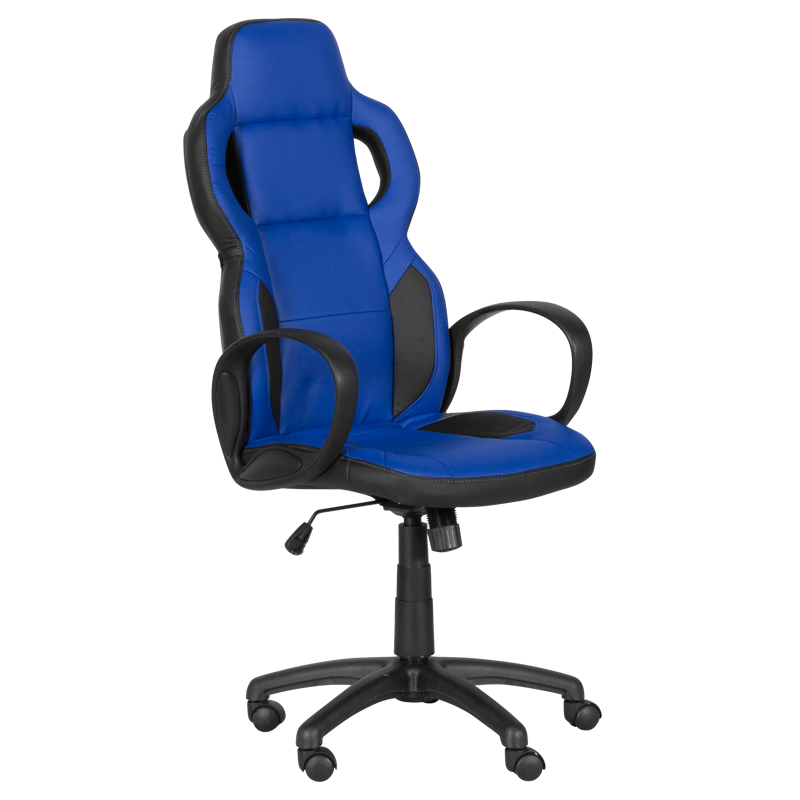 Gaming chair Carmen 7510 - black-blue