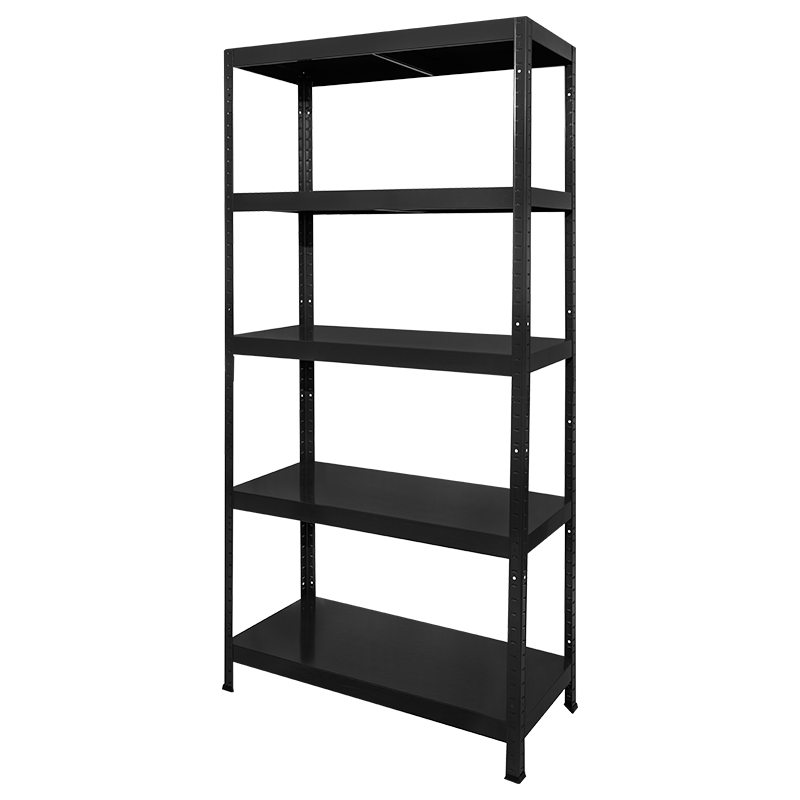 Μεταλλική βάση HARD 180x90x40 cm, έως 130 kg ανά ράφι - μαύρη