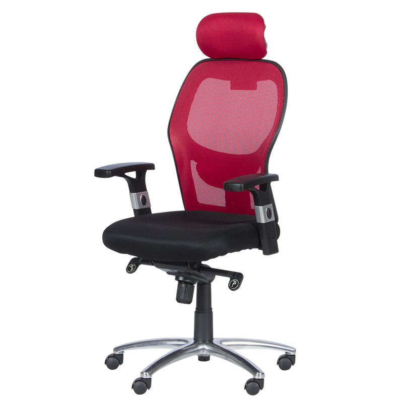 Ergonomic chair Carmen 7520 - black - red