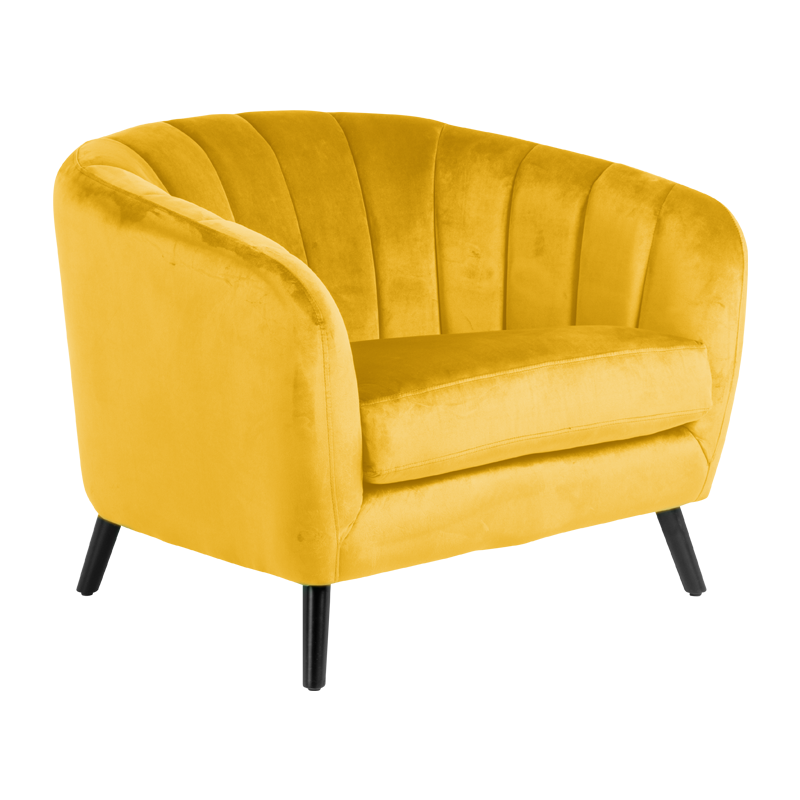 GRETA armchair - yellow HLR