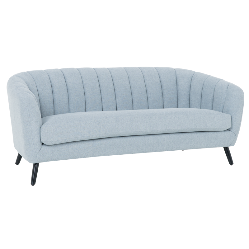 Three-seater sofa GRETA - light blue FR