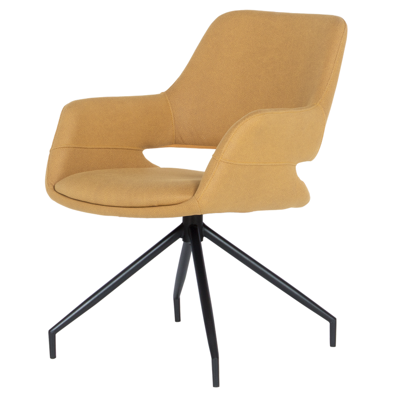 Dining chair TOTNES -1 - yellow SF 1