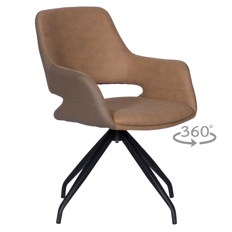 Dining chair WINSLOW - golden brown SF 2