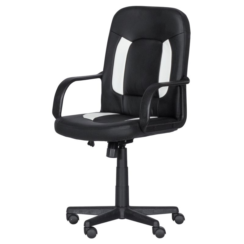 Gaming chair Carmen 6516 - black - white