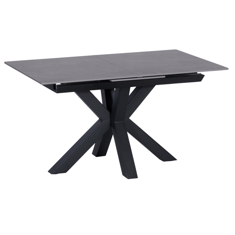Extendable dining table STARGARD - gray