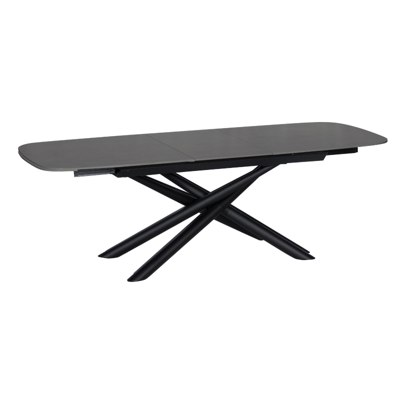 Extendable dining table BROK - gray