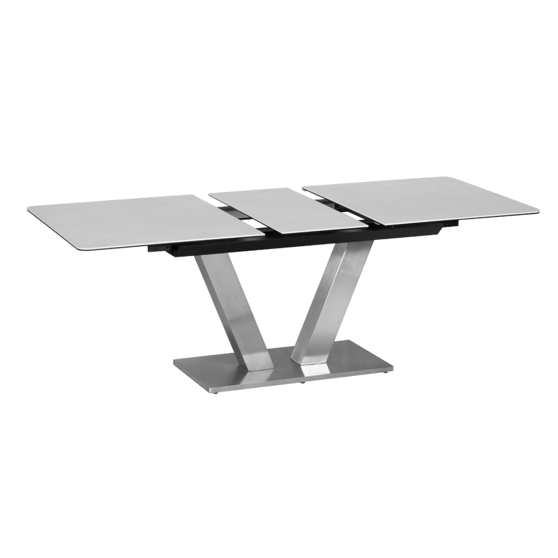 Extendable dining table DUKLA - gray