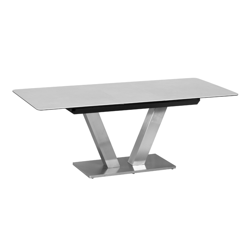 Extendable dining table DUKLA - gray