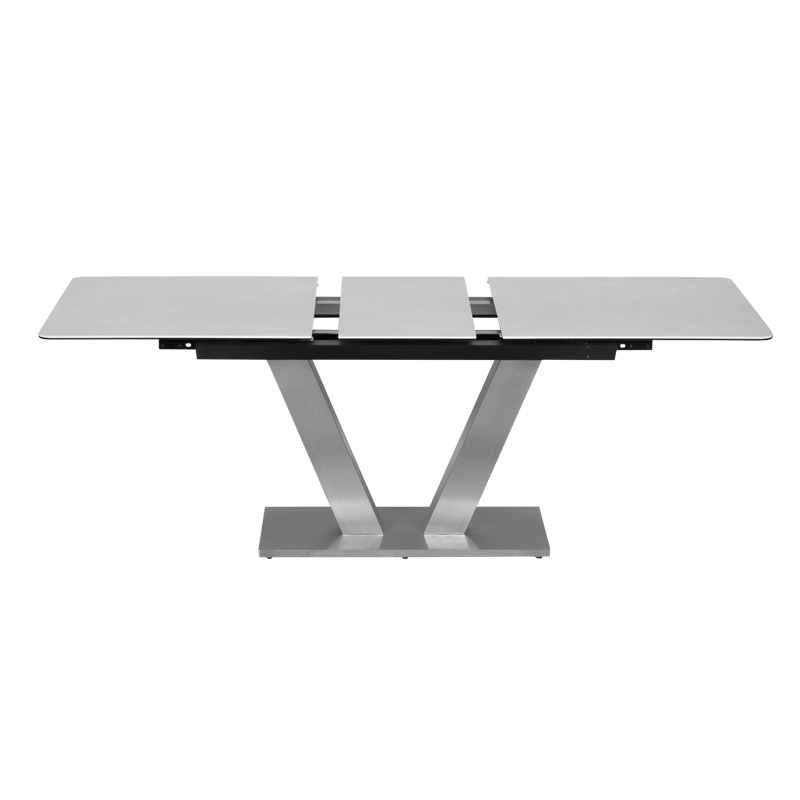 Extendable dining table DUKLA - gray