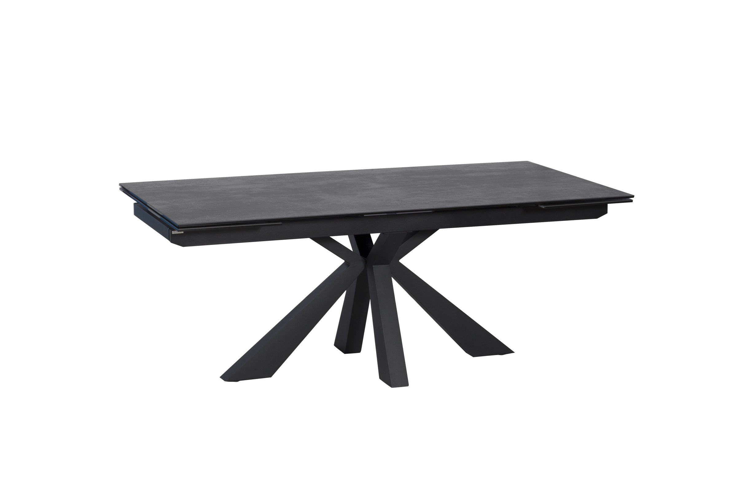Extendable dining table OTTAWA - titanium