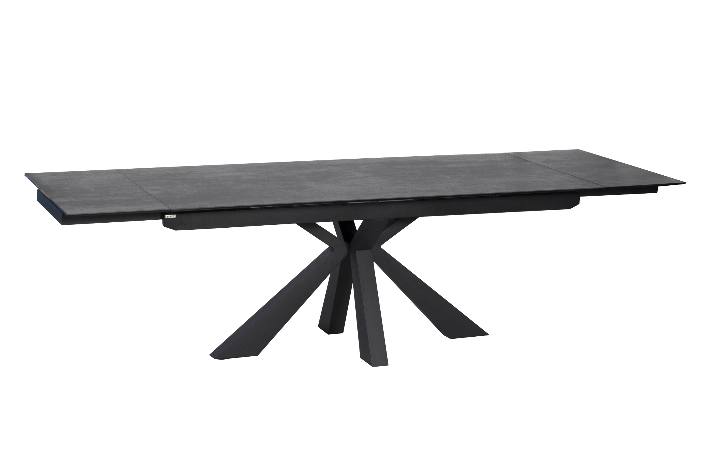 Extendable dining table OTTAWA - titanium