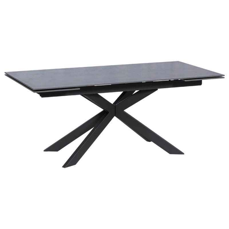 Extendable dining table ELK - black