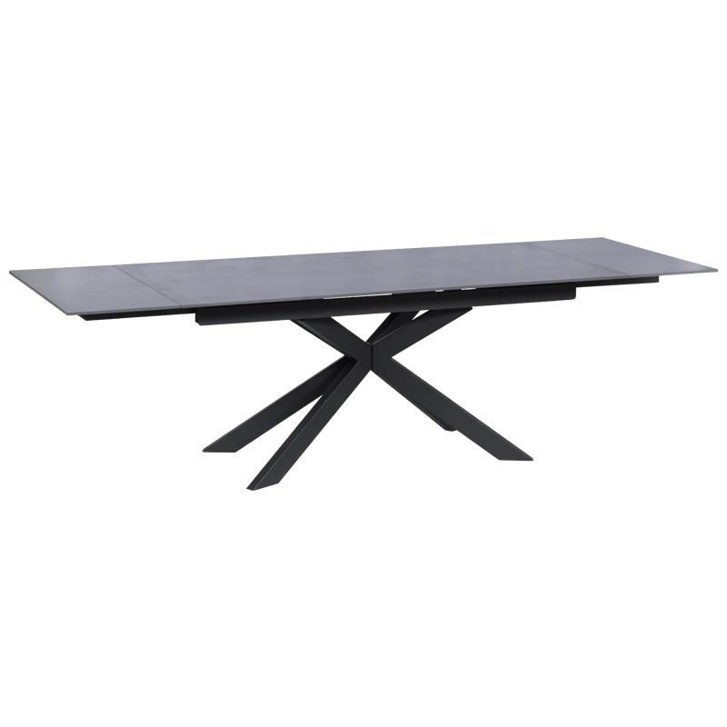 Extendable dining table ELK - black