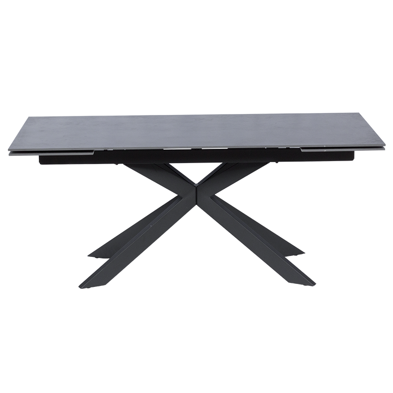 Extendable dining table ELK - black