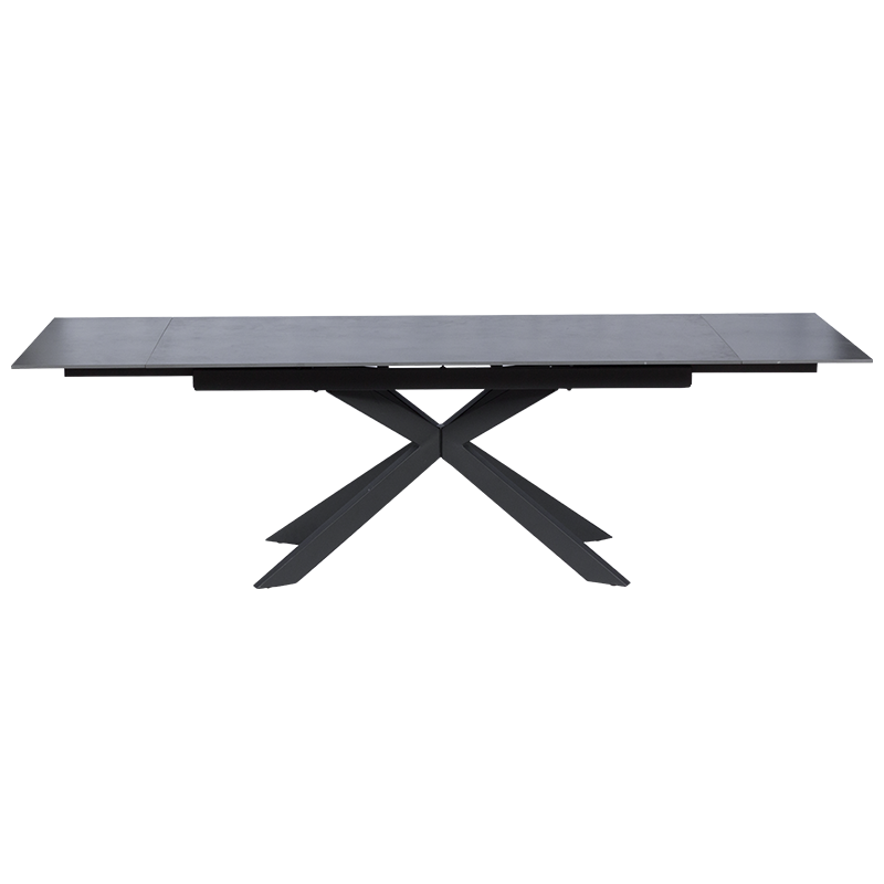 Extendable dining table ELK - black