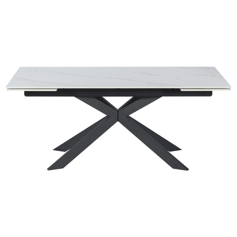 Extendable dining table ELK - white