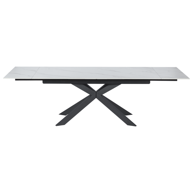 Extendable dining table ELK - white