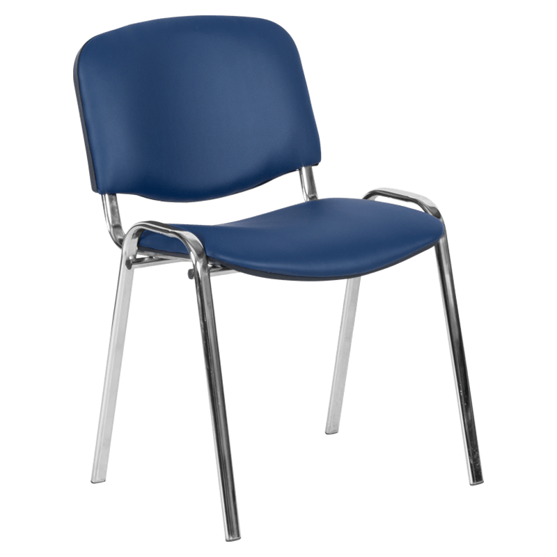 Visitor chair Carmen 1135-1 LUX - dark blue N