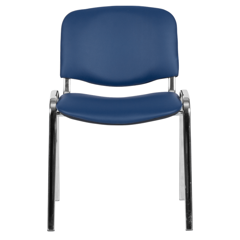 Visitor chair Carmen 1135-1 LUX - dark blue N