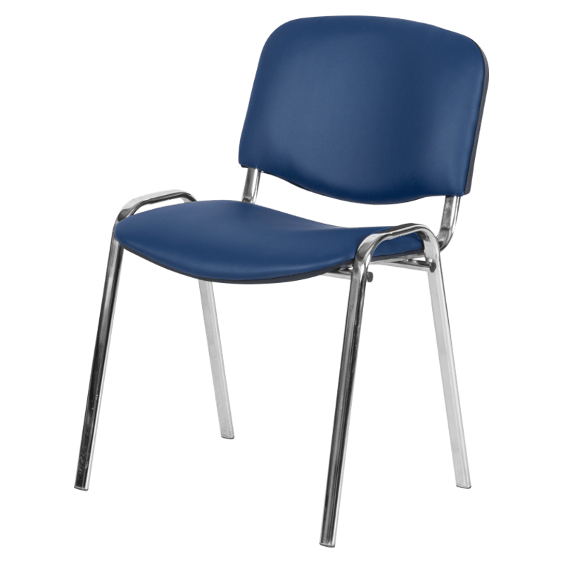 Visitor chair Carmen 1135-1 LUX - dark blue N